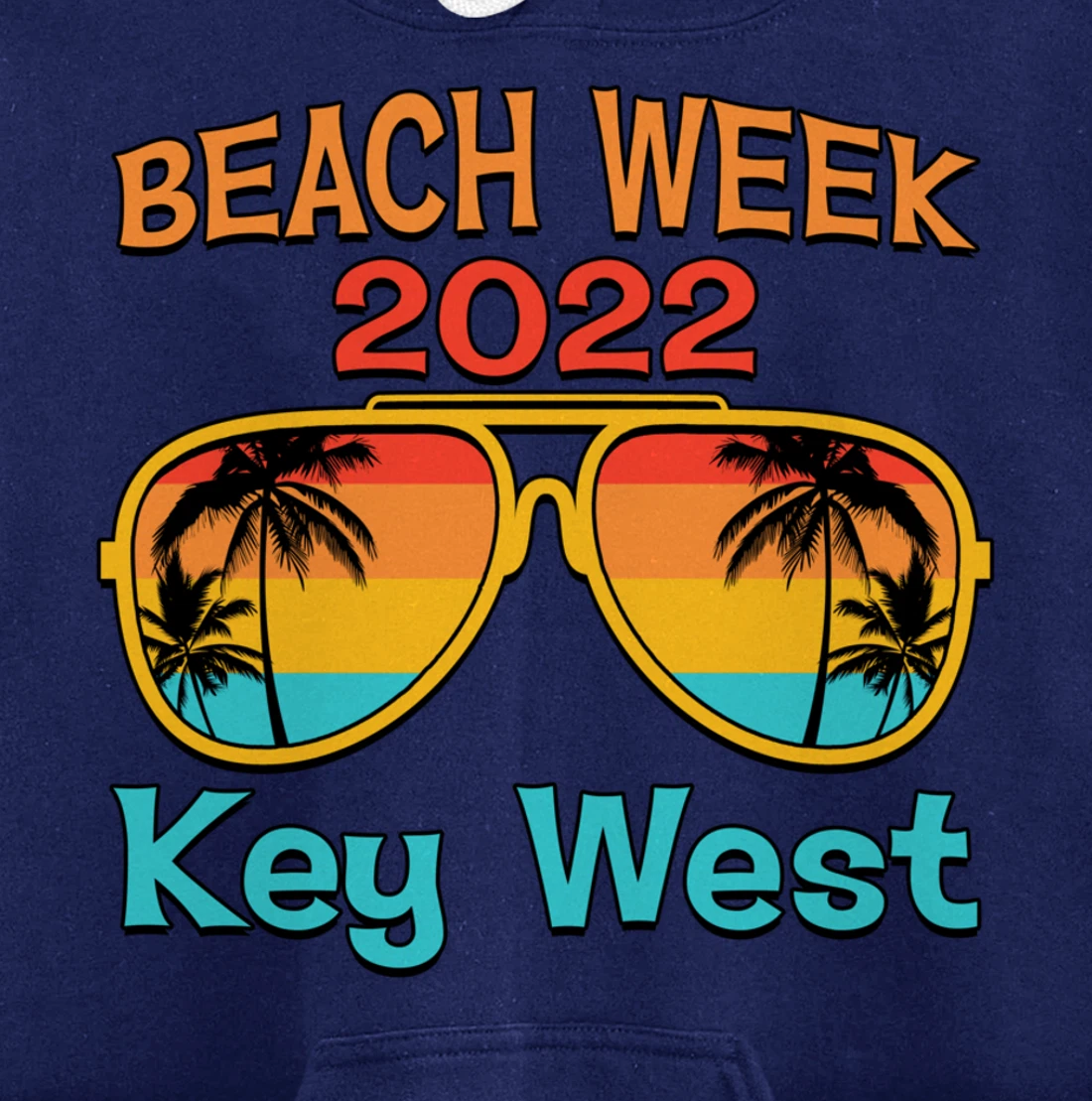 Key West Spring Break Beach Week 2022 Vacation Family Match Pullover Hoodie