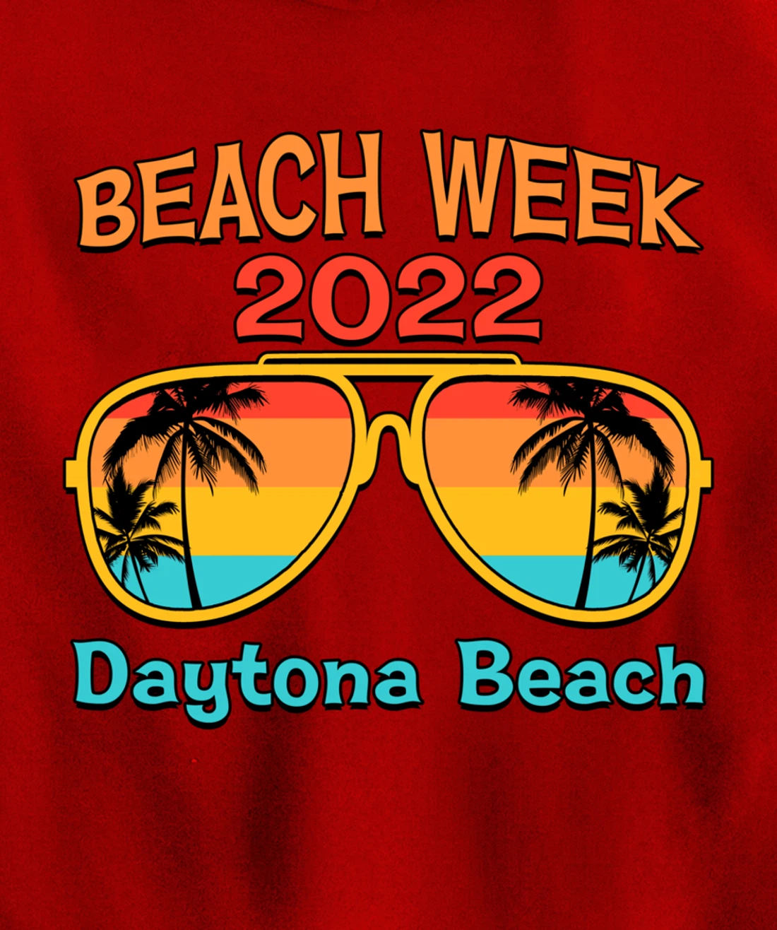 Daytona Beach Spring Break Beach Week 2022 Vacation Matching Pullover Hoodie