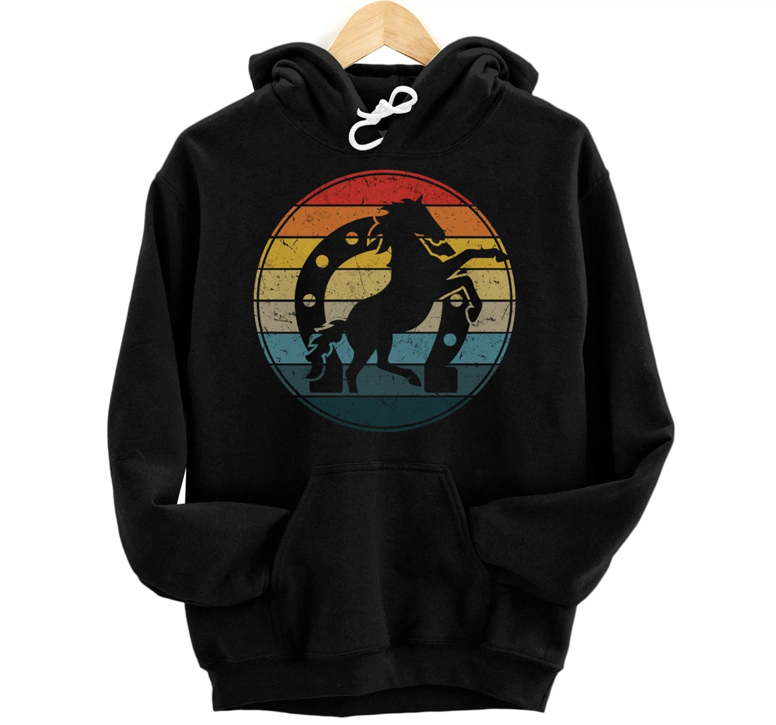 Retro Farrier Horseshoer Hoof Care Pullover Hoodie