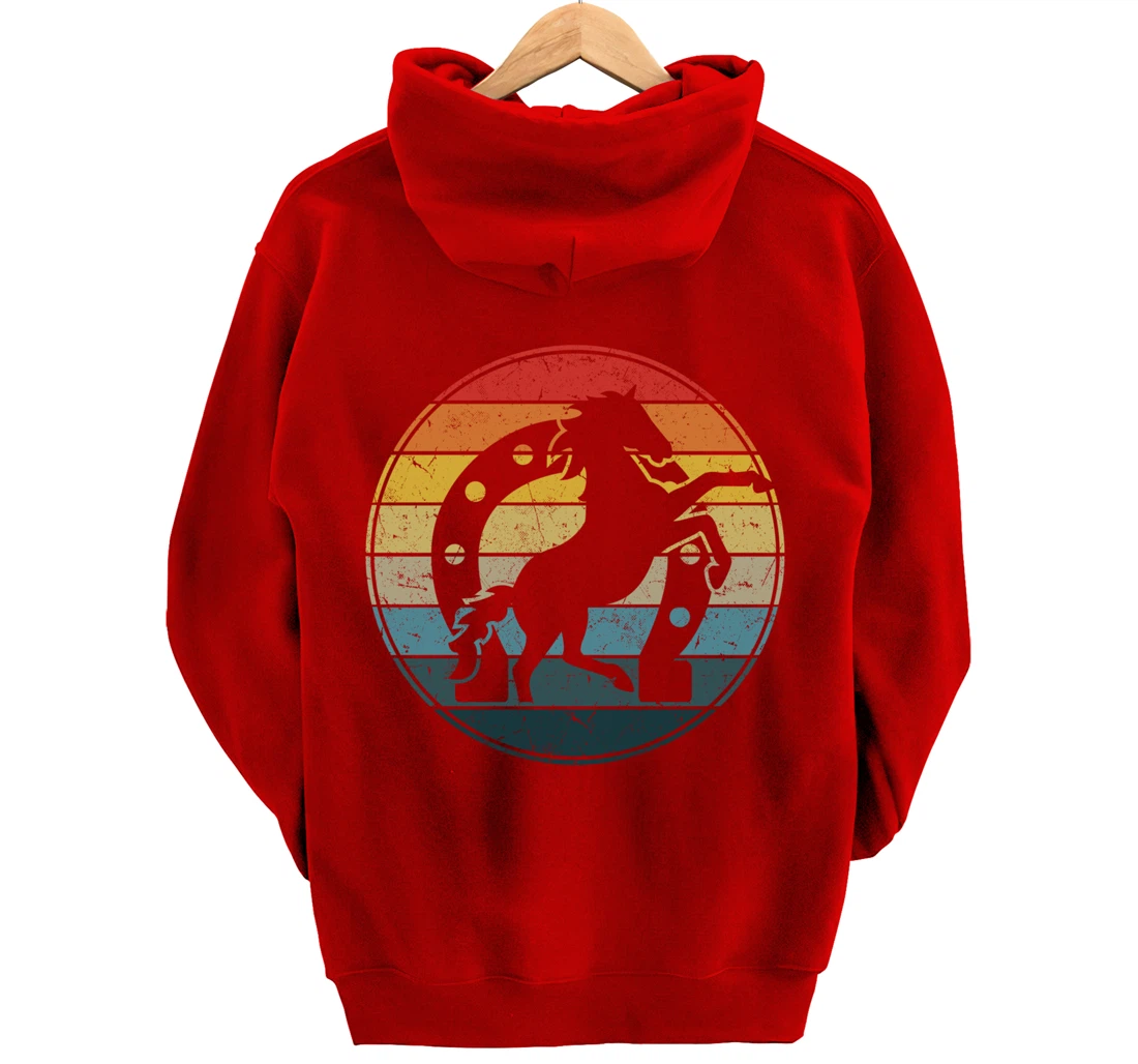 Retro Farrier Horseshoer Hoof Care Pullover Hoodie