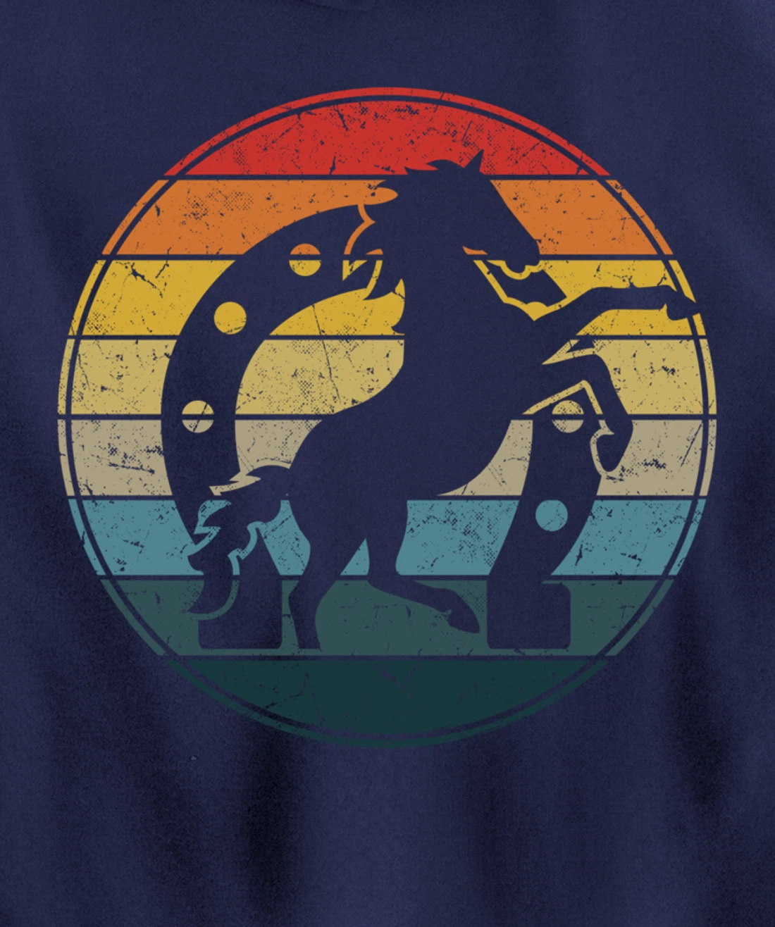 Retro Farrier Horseshoer Hoof Care Pullover Hoodie