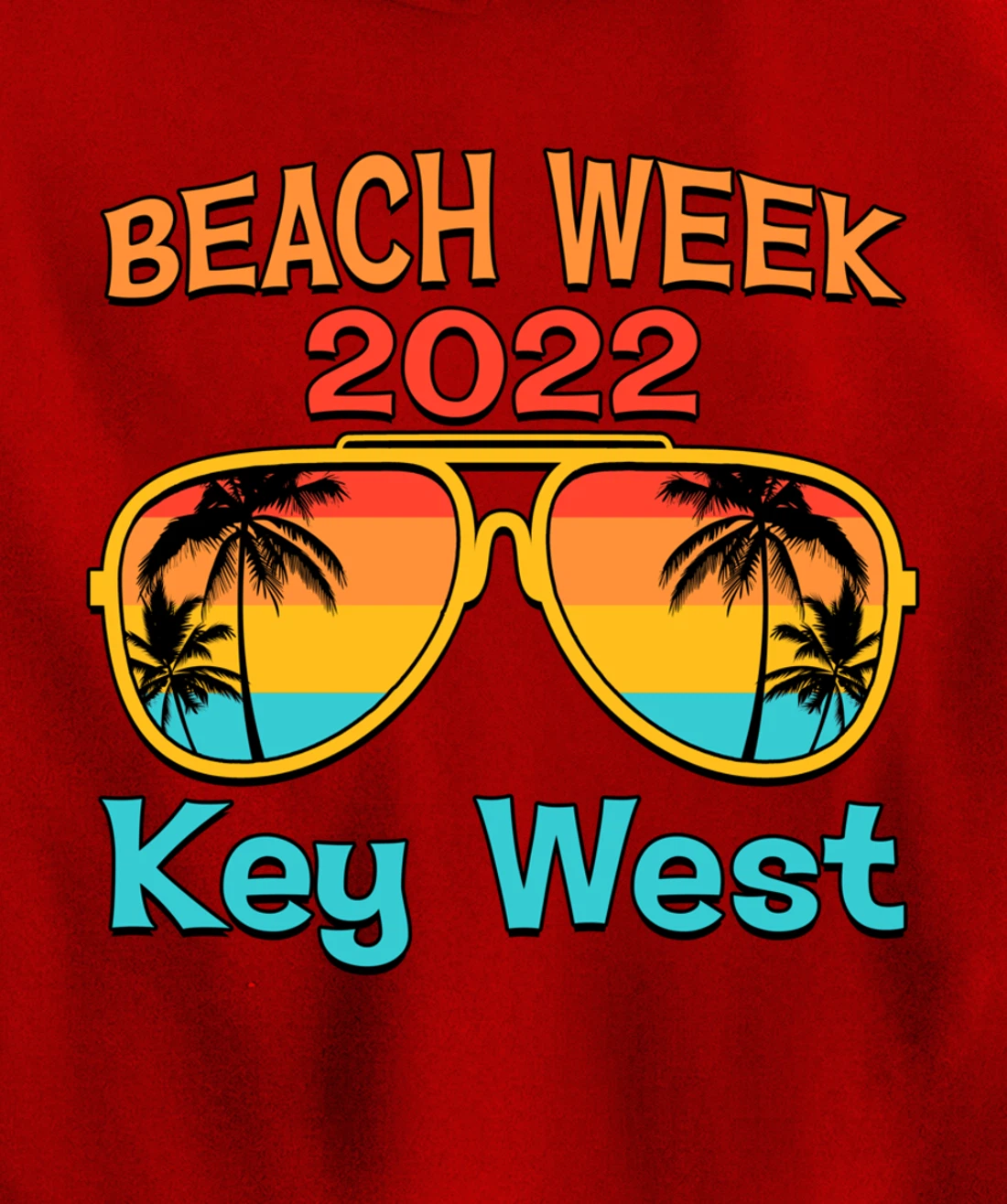 Key West Spring Break Beach Week 2022 Vacation Family Match Pullover Hoodie
