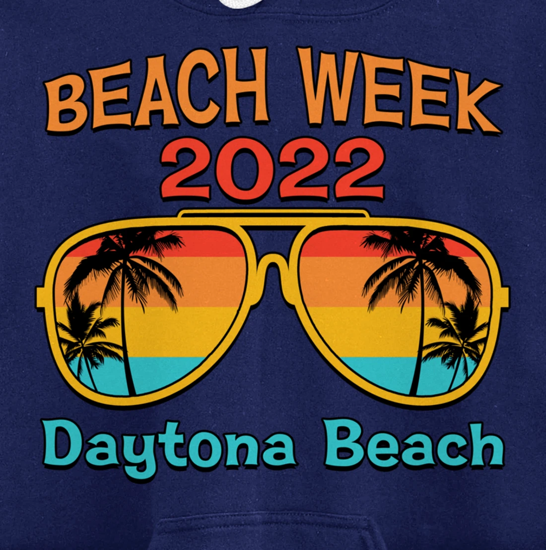 Daytona Beach Spring Break Beach Week 2022 Vacation Matching Pullover Hoodie