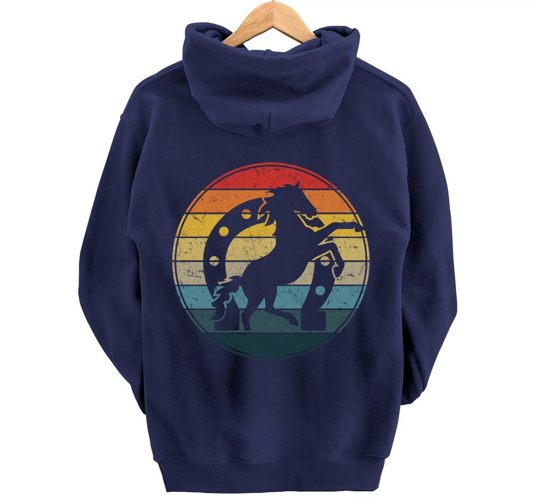Retro Farrier Horseshoer Hoof Care Pullover Hoodie