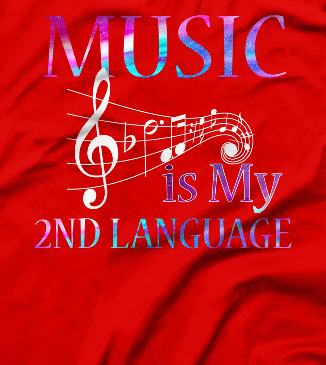Music Is My Happy Place Inspiring Music Novelty Gifts T-Shirt