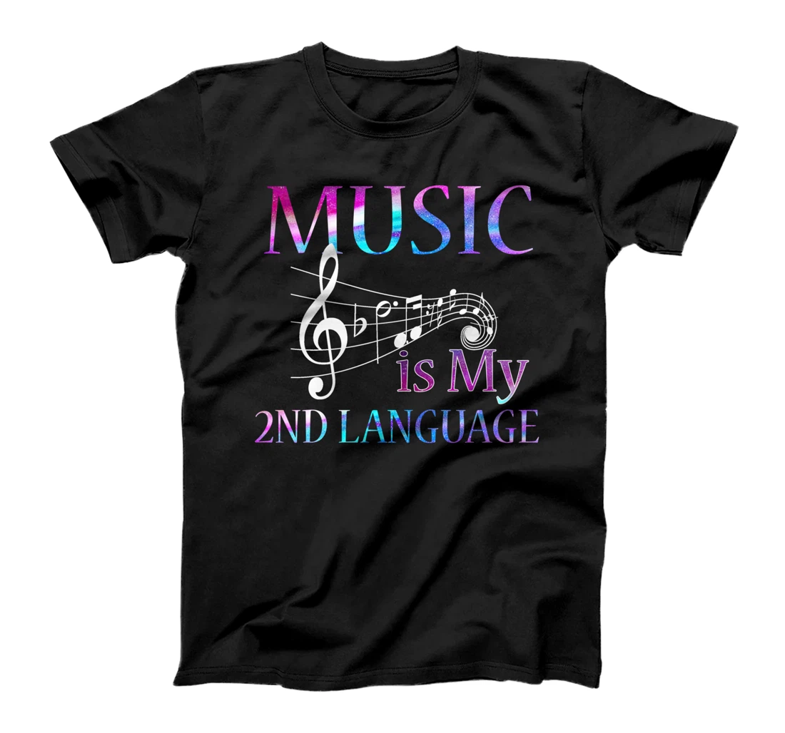 Music Is My Happy Place Inspiring Music Novelty Gifts T-Shirt