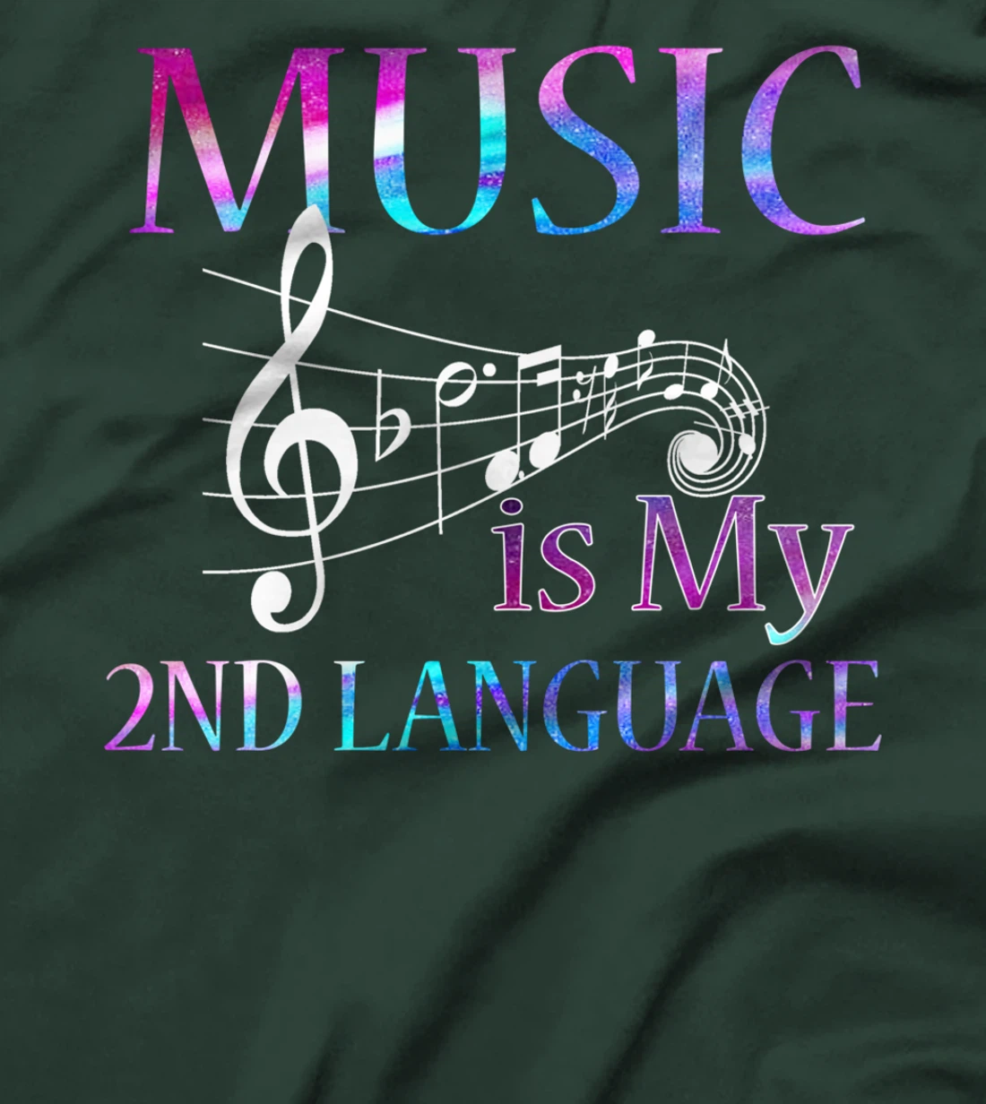 Music Is My Happy Place Inspiring Music Novelty Gifts T-Shirt