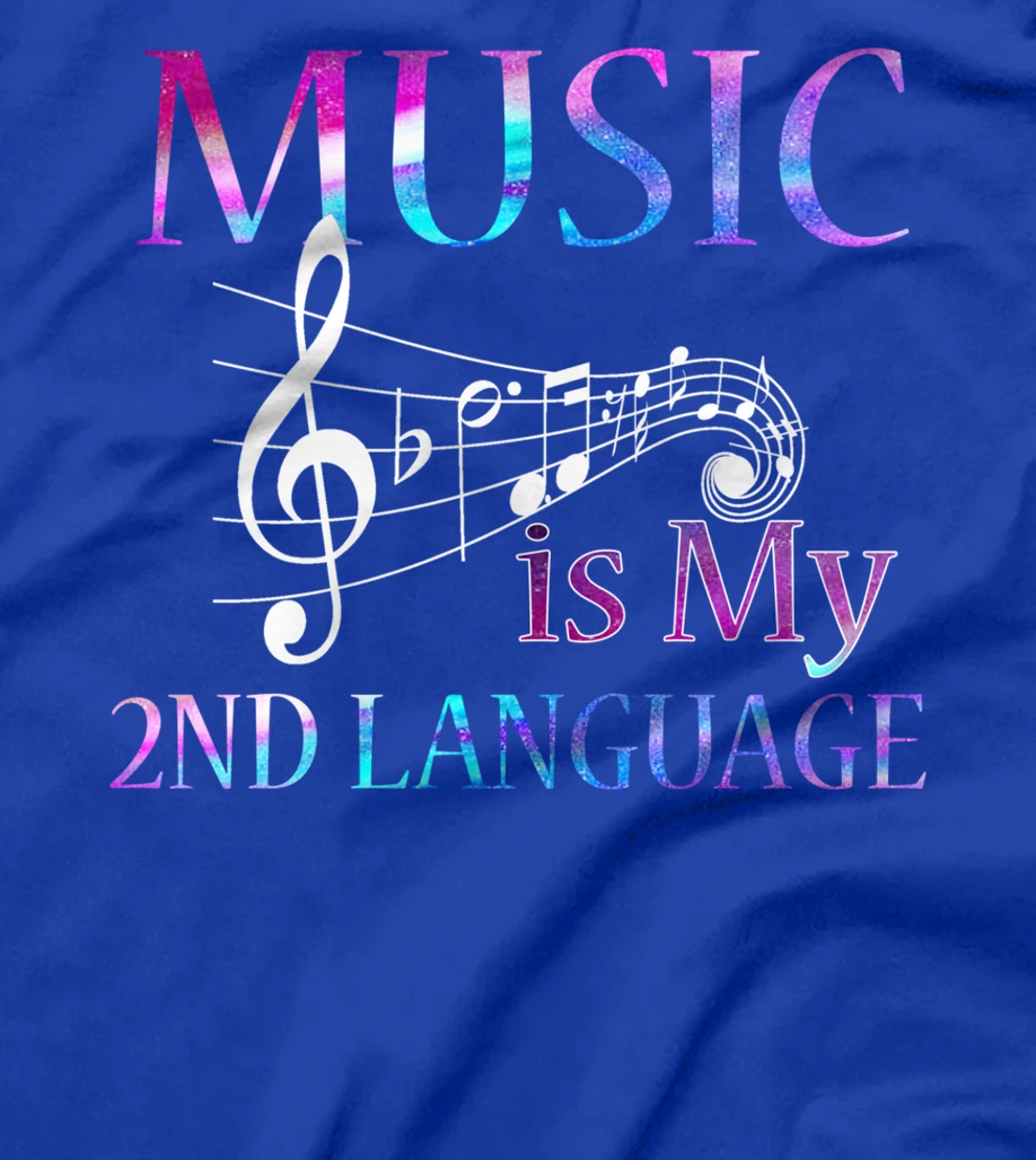 Music Is My Happy Place Inspiring Music Novelty Gifts T-Shirt