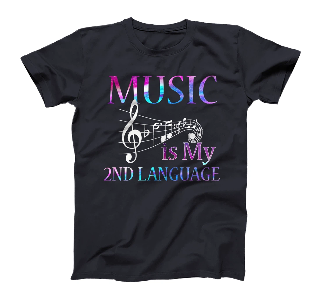 Music Is My Happy Place Inspiring Music Novelty Gifts T-Shirt