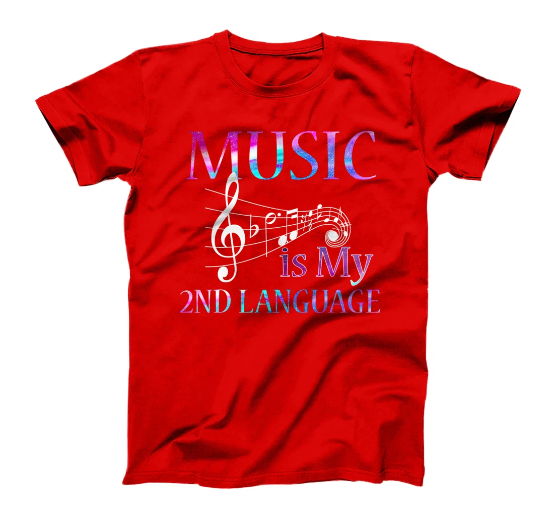 Music Is My Happy Place Inspiring Music Novelty Gifts T-Shirt