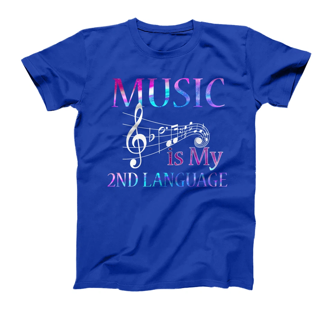 Music Is My Happy Place Inspiring Music Novelty Gifts T-Shirt