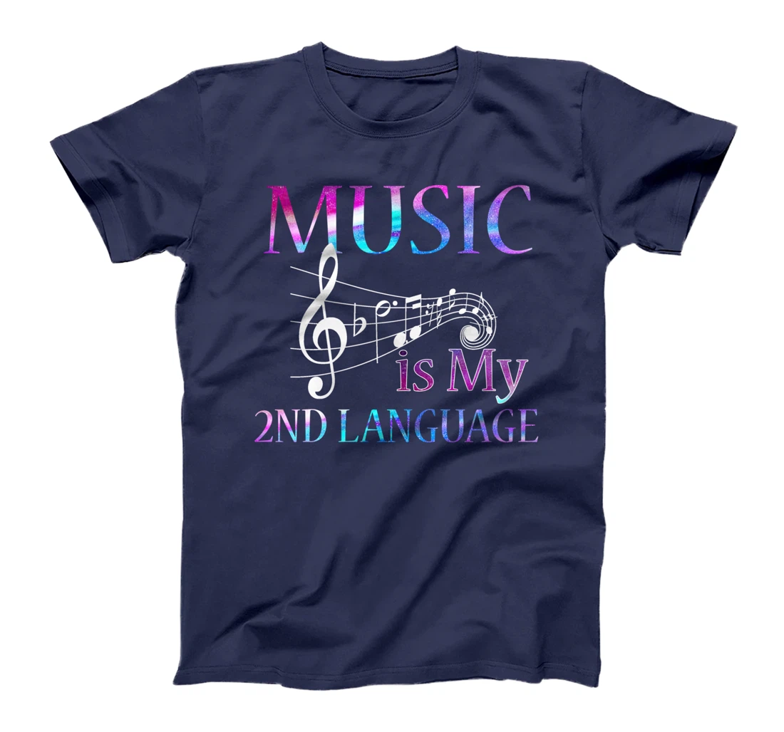 Music Is My Happy Place Inspiring Music Novelty Gifts T-Shirt