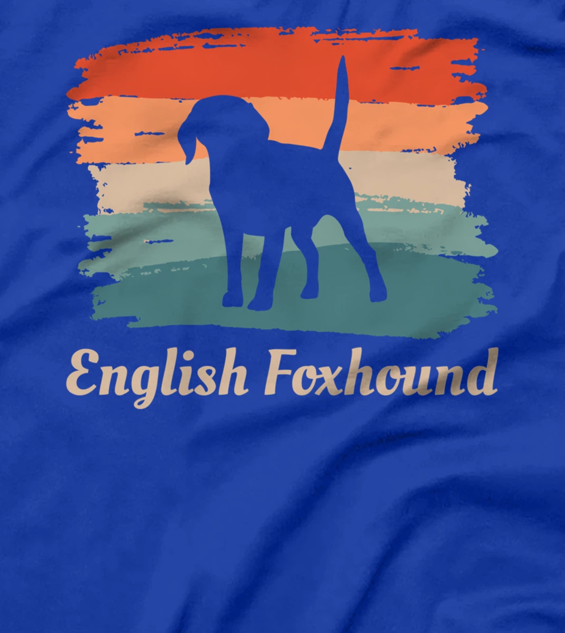 Vintage Retro English Foxhound Dog Lover T-Shirt