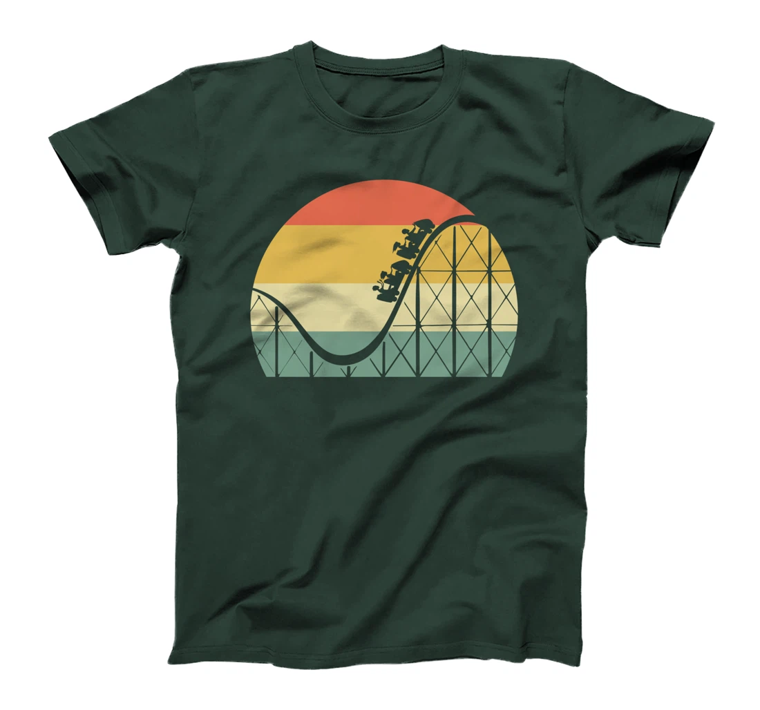 Vintage Roller Coaster Explorer And Adventurer T-Shirt