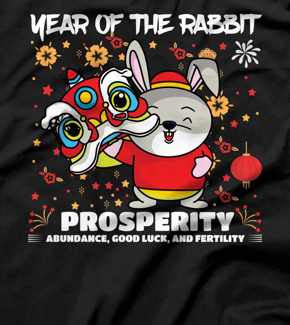 Chinese New Year Clothing Rabbit Chinese New Year 2023 T-Shirt