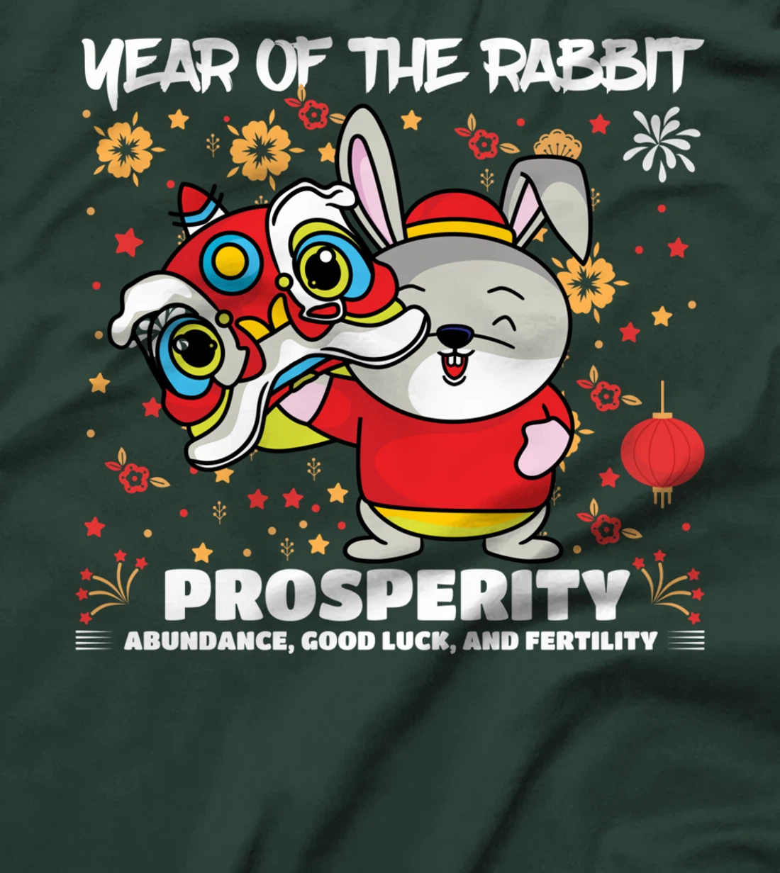 Chinese New Year Clothing Rabbit Chinese New Year 2023 T-Shirt