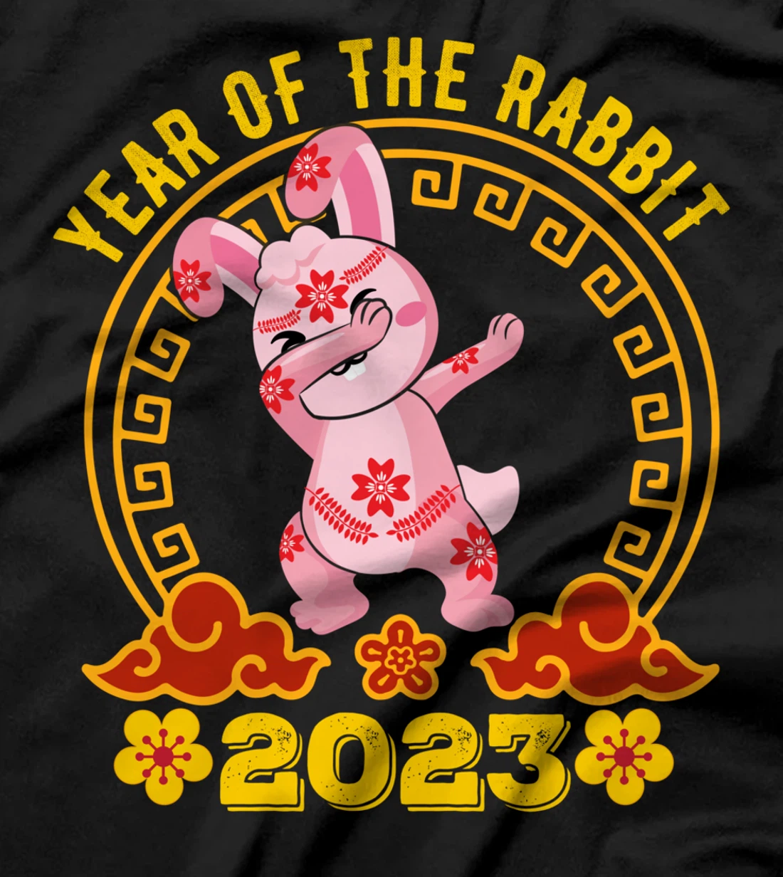 Year of the Rabbit 2023 Chinese New Year 2023 Dabbing Rabbit T-Shirt