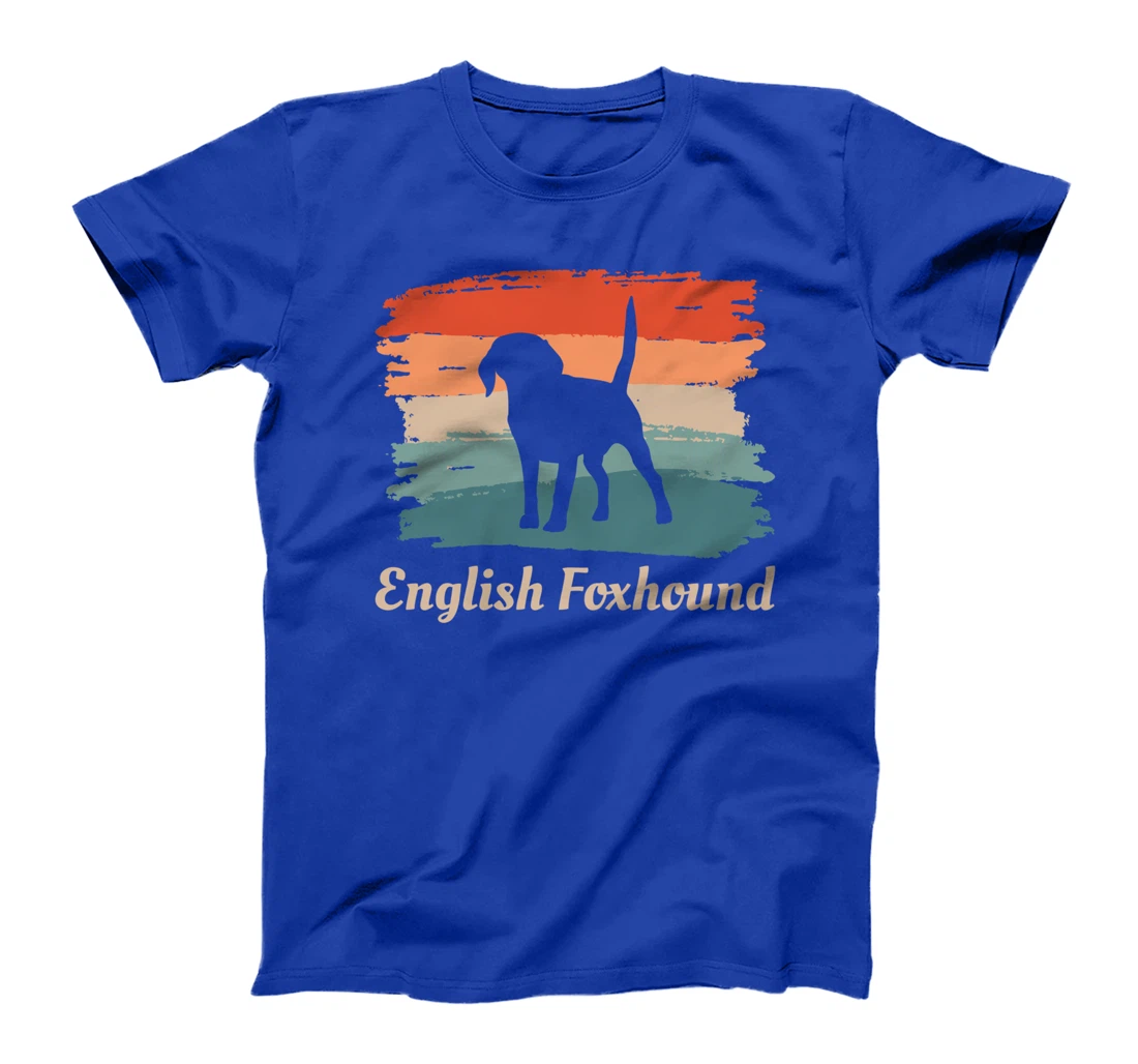 Vintage Retro English Foxhound Dog Lover T-Shirt