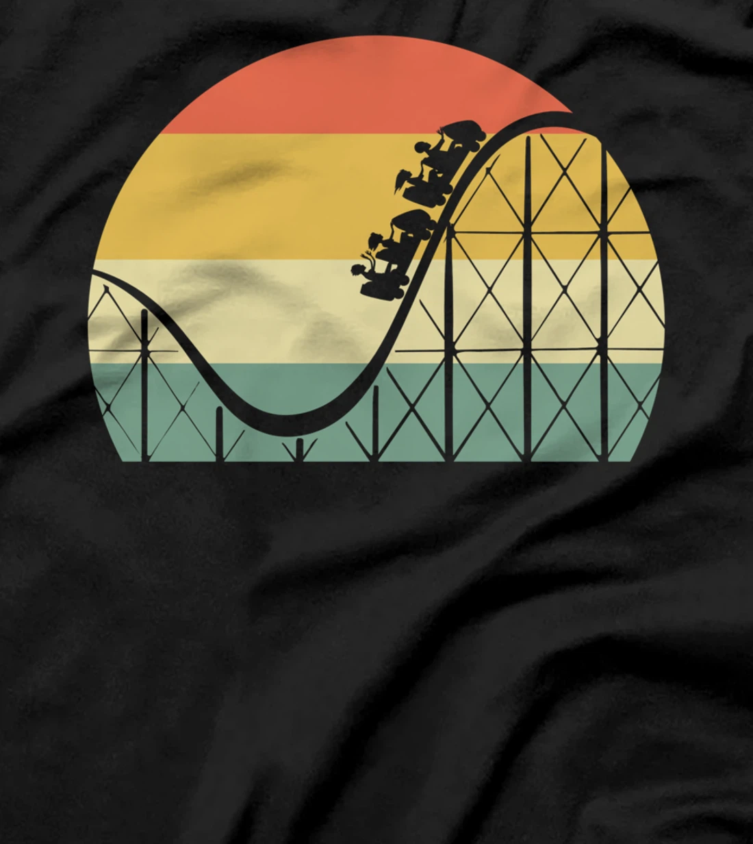 Vintage Roller Coaster Explorer And Adventurer T-Shirt
