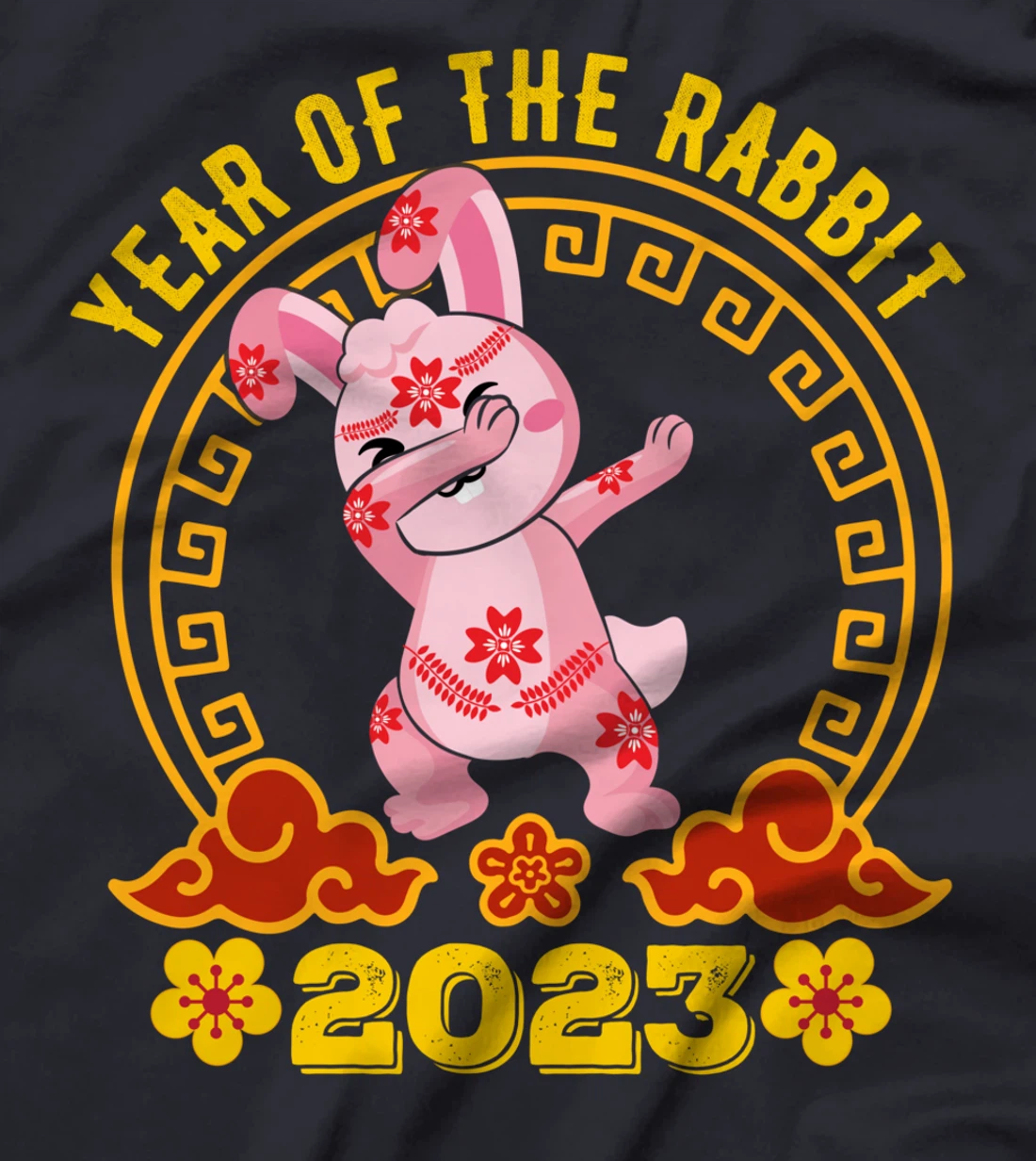 Year of the Rabbit 2023 Chinese New Year 2023 Dabbing Rabbit T-Shirt