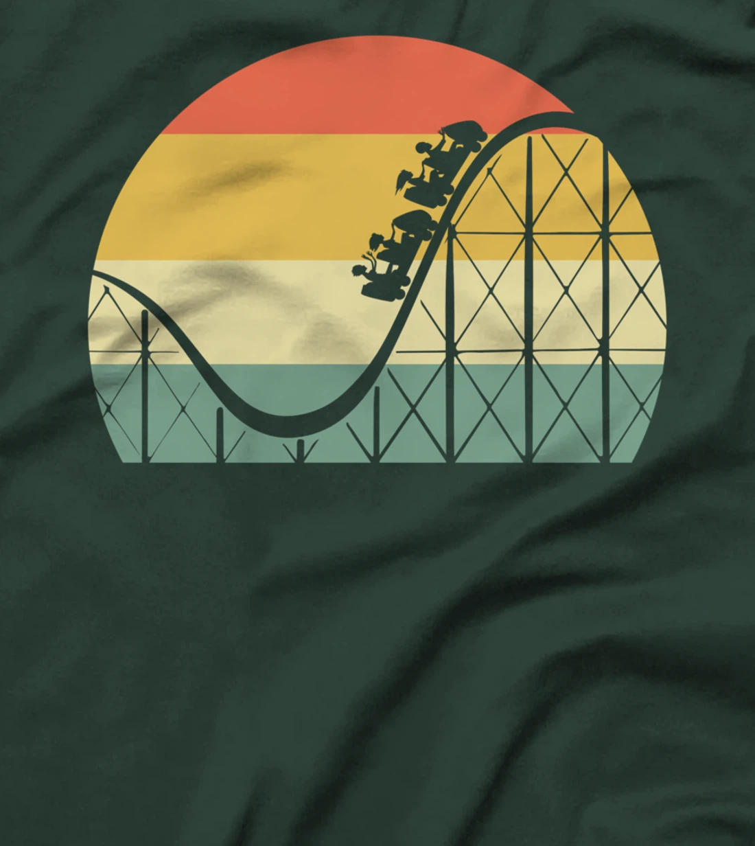 Vintage Roller Coaster Explorer And Adventurer T-Shirt