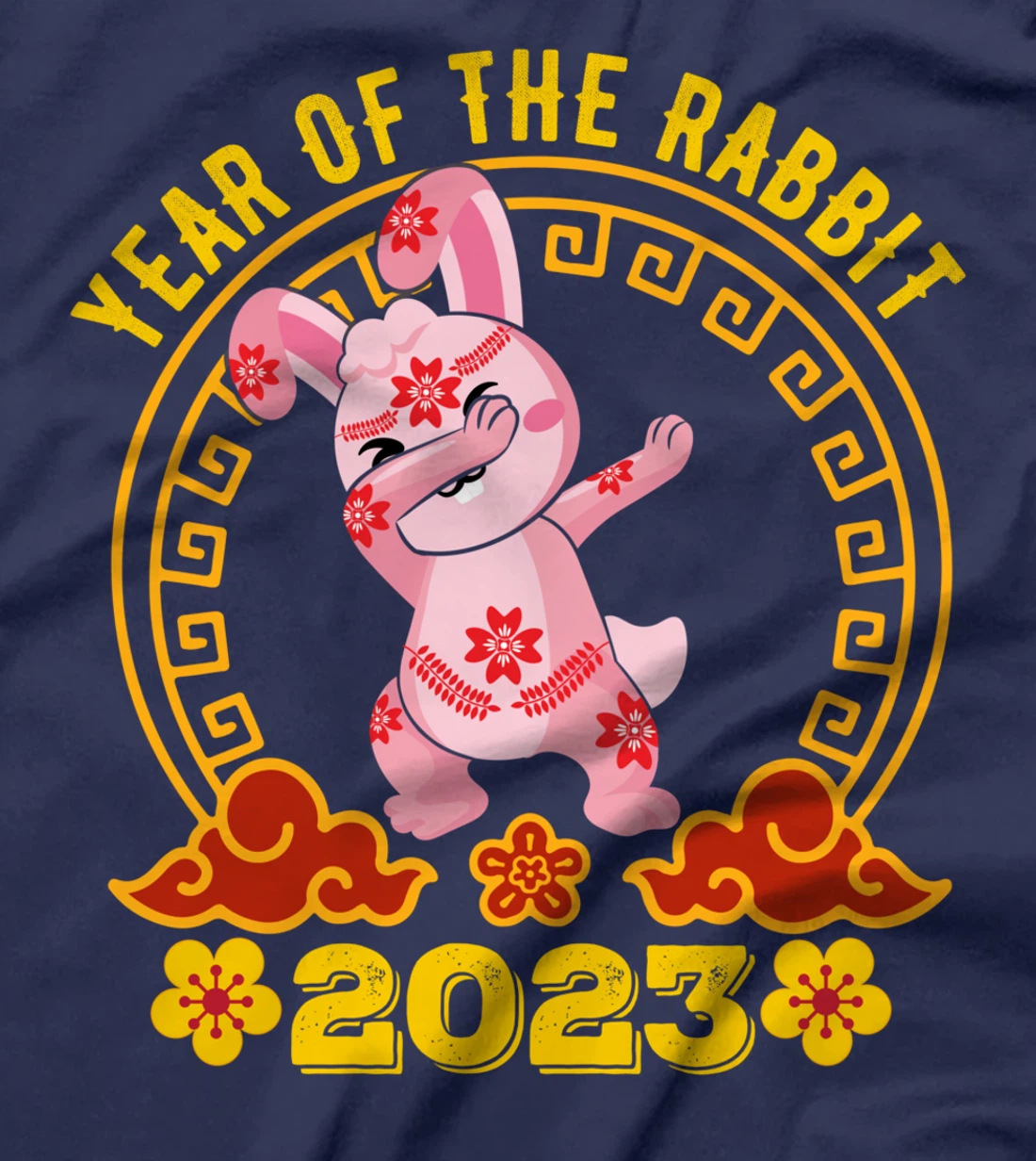 Year of the Rabbit 2023 Chinese New Year 2023 Dabbing Rabbit T-Shirt