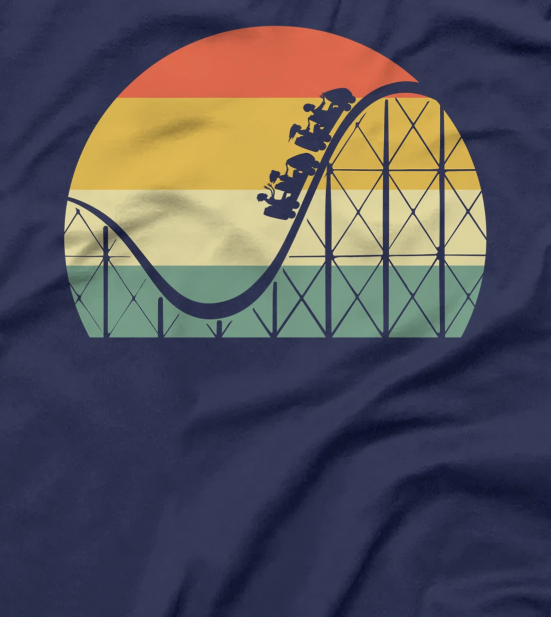 Vintage Roller Coaster Explorer And Adventurer T-Shirt
