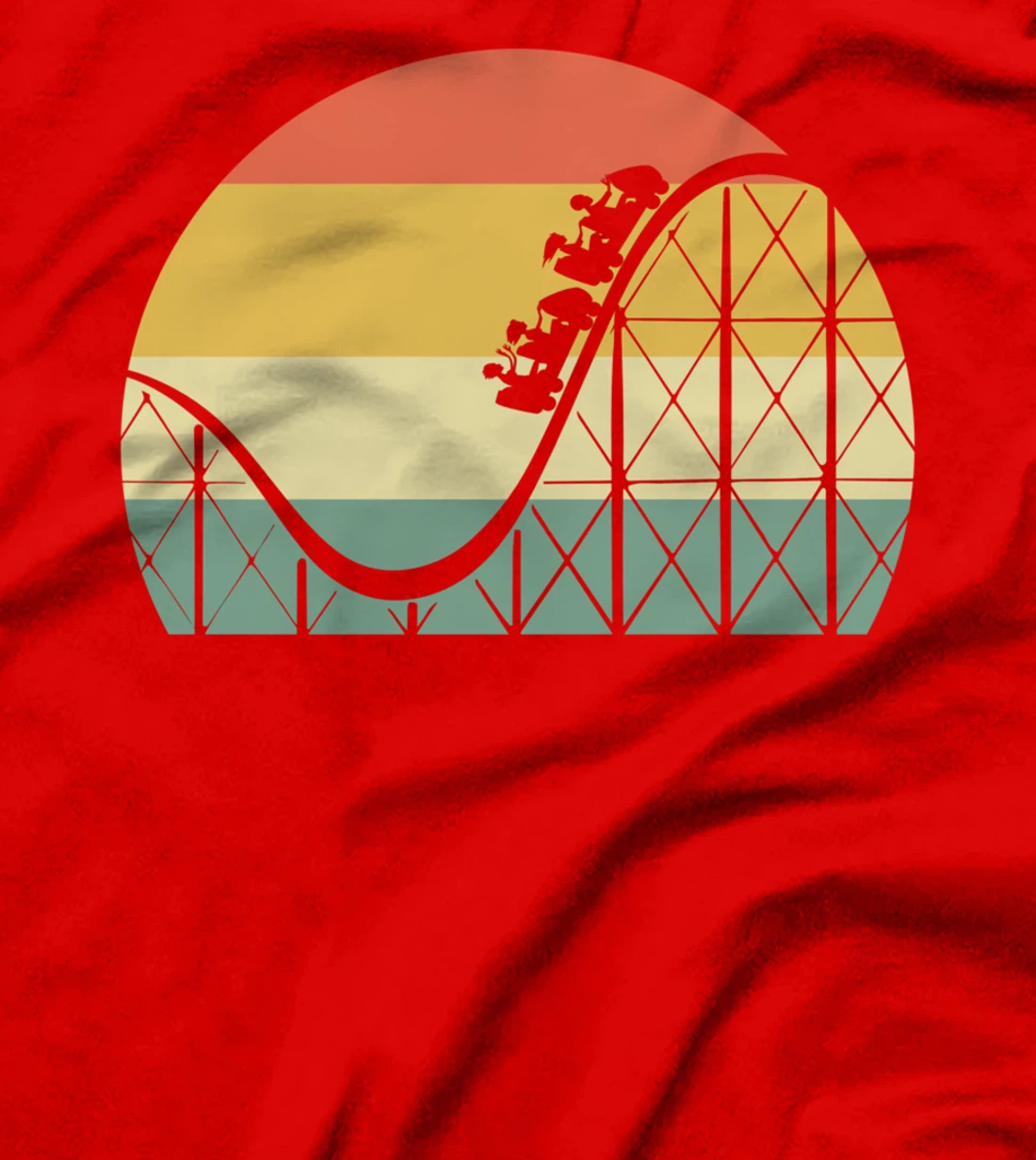 Vintage Roller Coaster Explorer And Adventurer T-Shirt