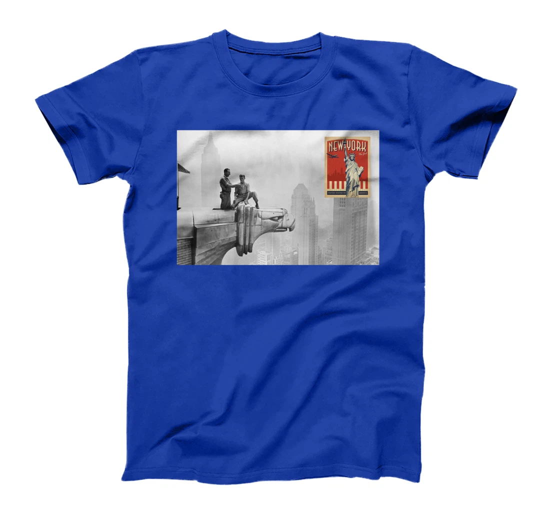 Retro New York City Buildings Manhattan Sky Scrapers T-Shirt