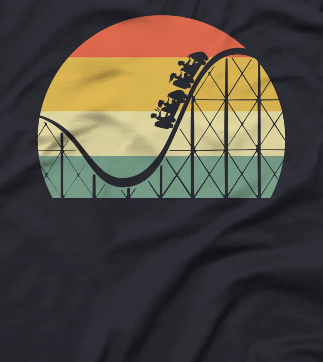 Vintage Roller Coaster Explorer And Adventurer T-Shirt