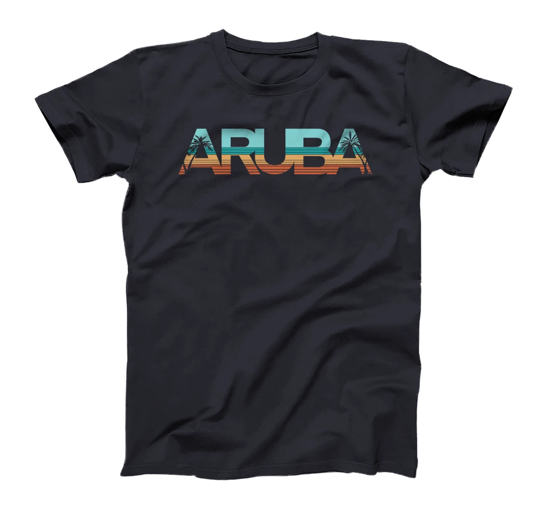 Aruba Island Beach Retro Vintage Vacation Souvenir Flag T-Shirt