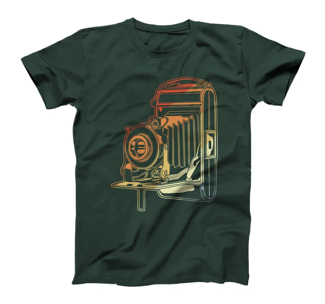 Oldschool Camera Vintage Camera Photojournalist T-Shirt