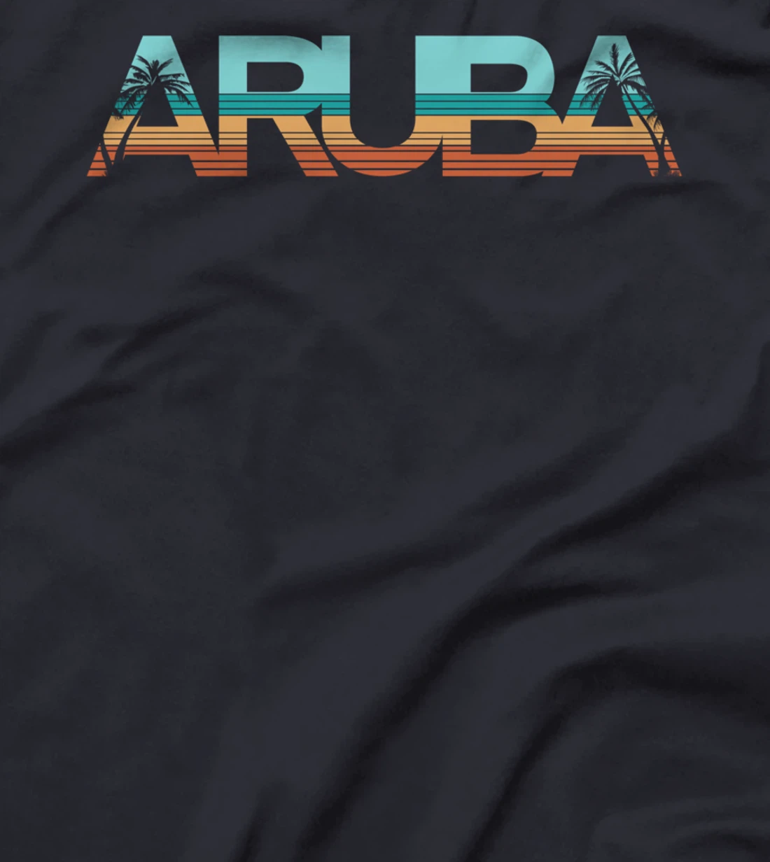 Aruba Island Beach Retro Vintage Vacation Souvenir Flag T-Shirt
