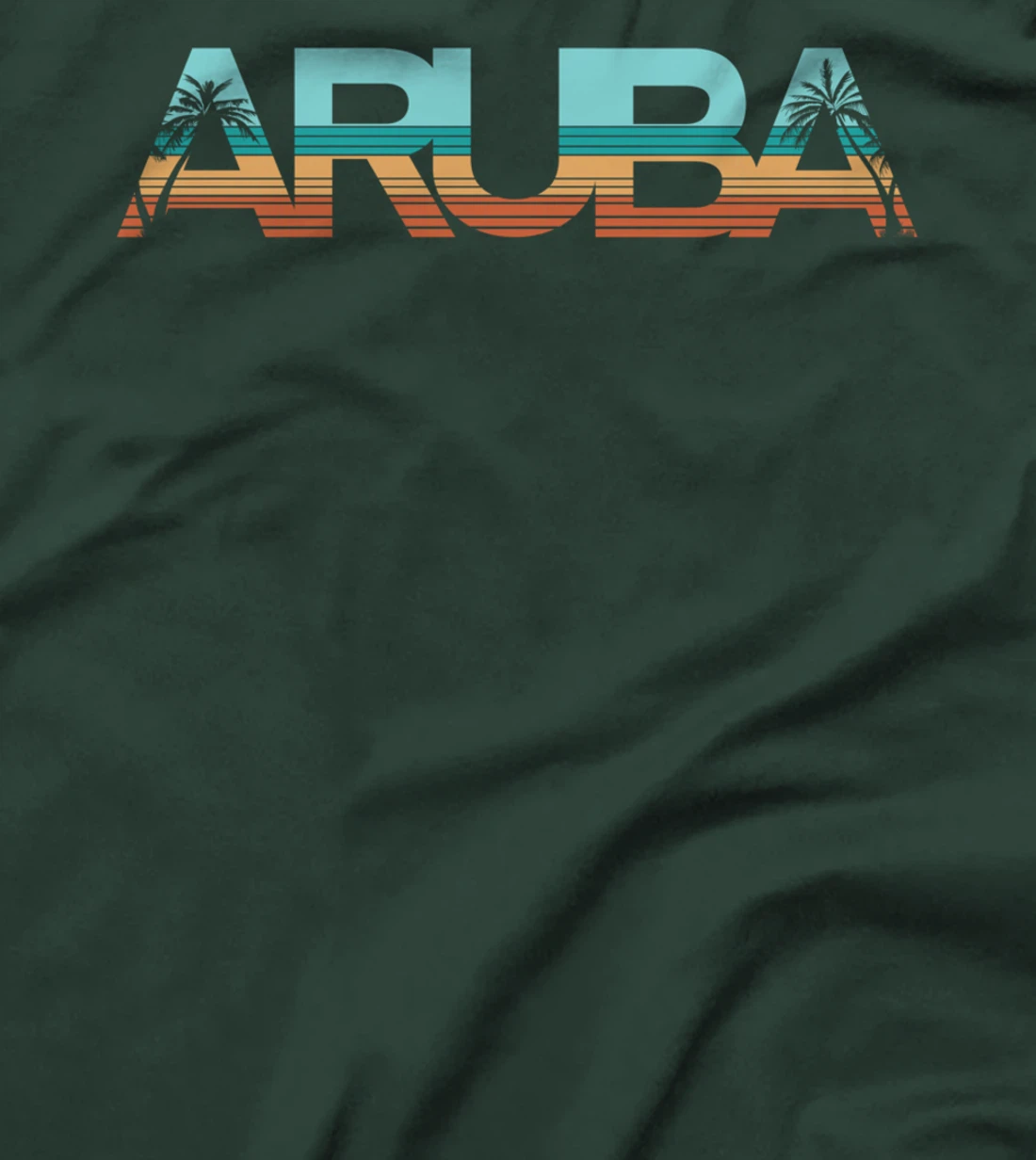 Aruba Island Beach Retro Vintage Vacation Souvenir Flag T-Shirt