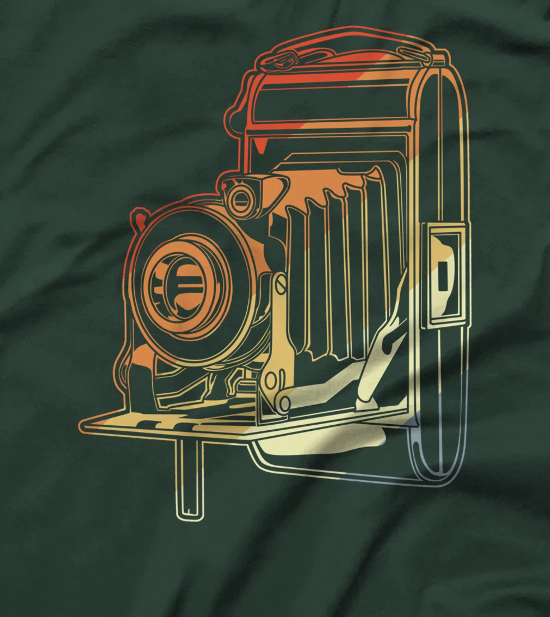 Oldschool Camera Vintage Camera Photojournalist T-Shirt