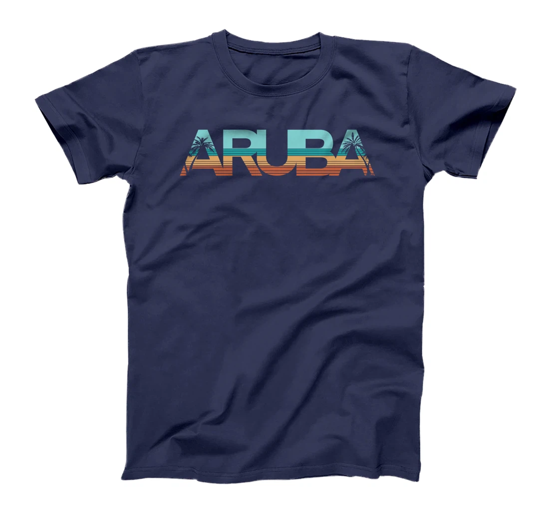 Aruba Island Beach Retro Vintage Vacation Souvenir Flag T-Shirt