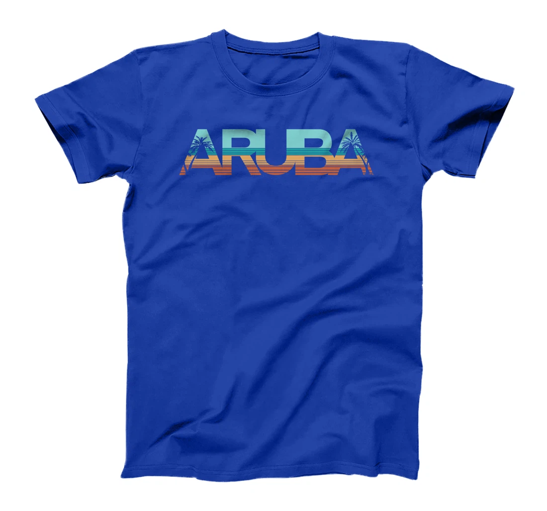 Aruba Island Beach Retro Vintage Vacation Souvenir Flag T-Shirt