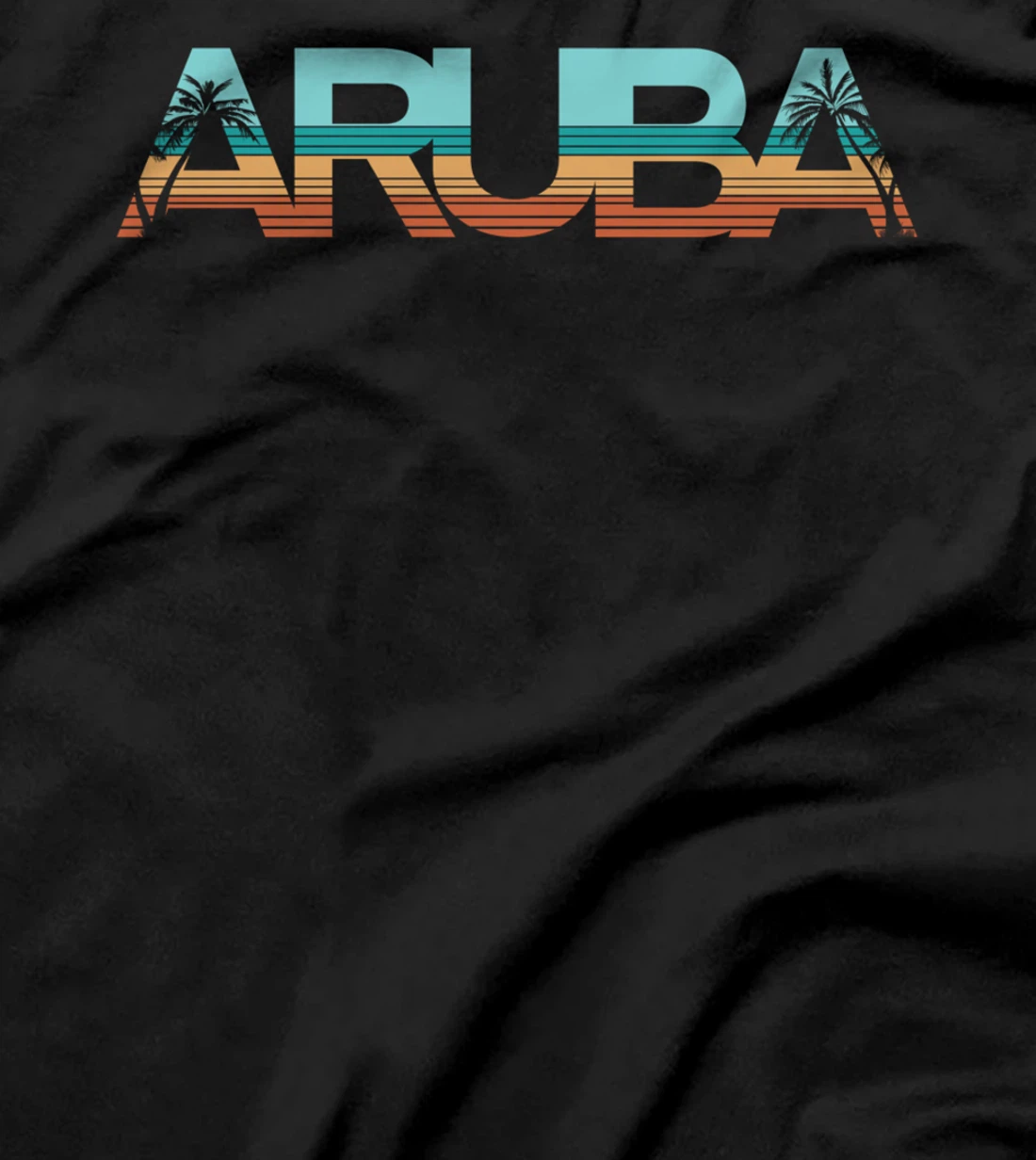 Aruba Island Beach Retro Vintage Vacation Souvenir Flag T-Shirt