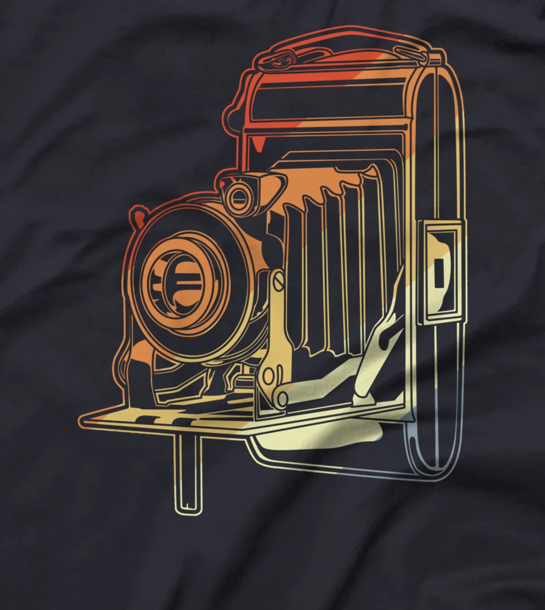 Oldschool Camera Vintage Camera Photojournalist T-Shirt