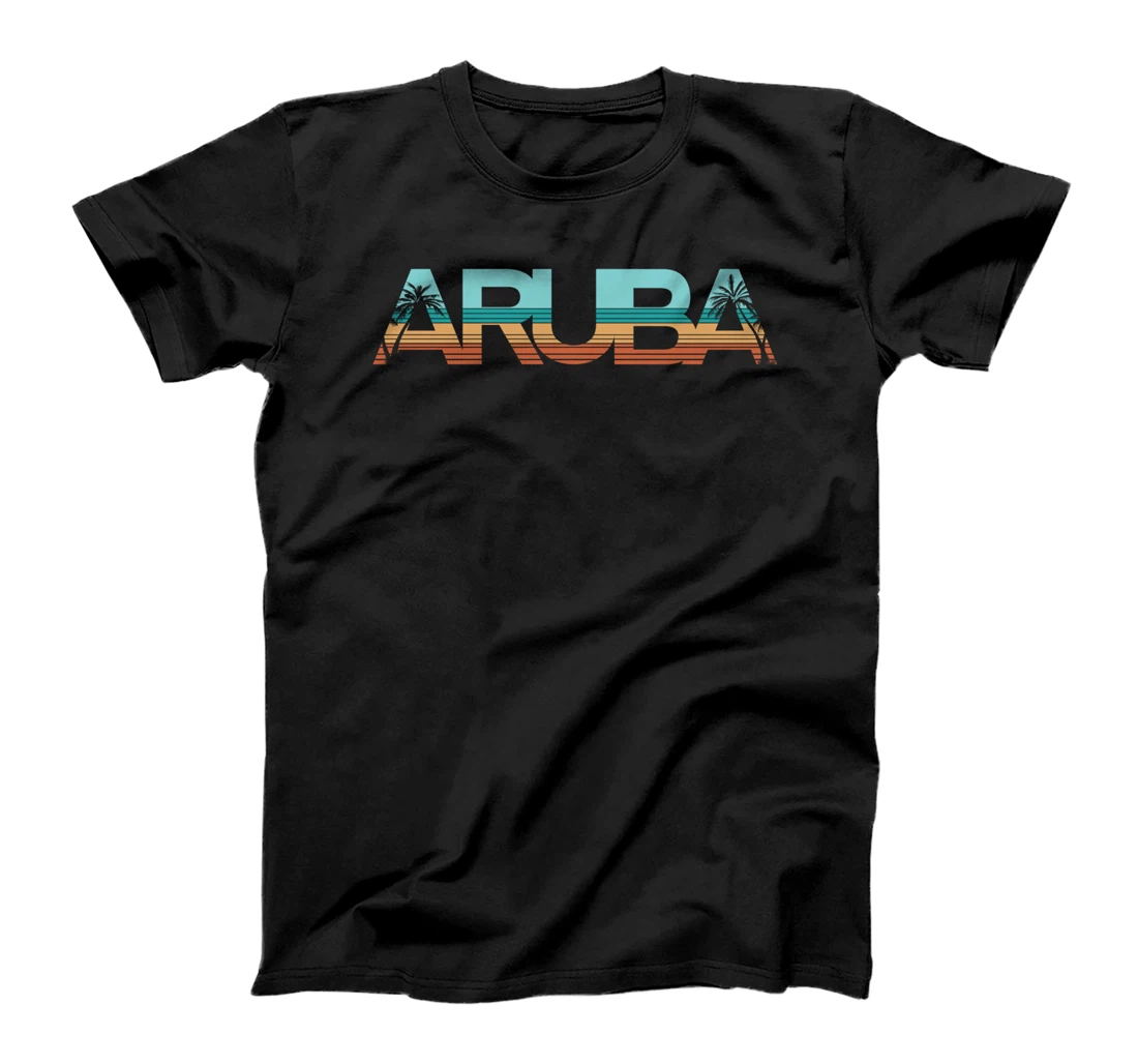 Aruba Island Beach Retro Vintage Vacation Souvenir Flag T-Shirt