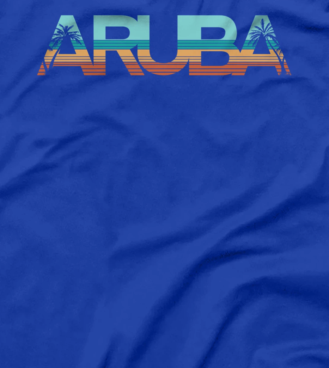 Aruba Island Beach Retro Vintage Vacation Souvenir Flag T-Shirt