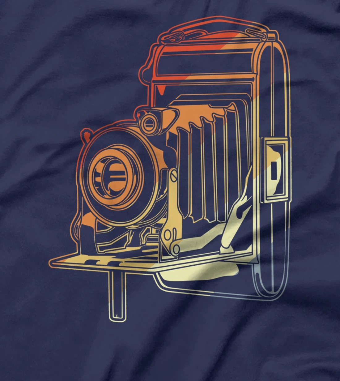 Oldschool Camera Vintage Camera Photojournalist T-Shirt