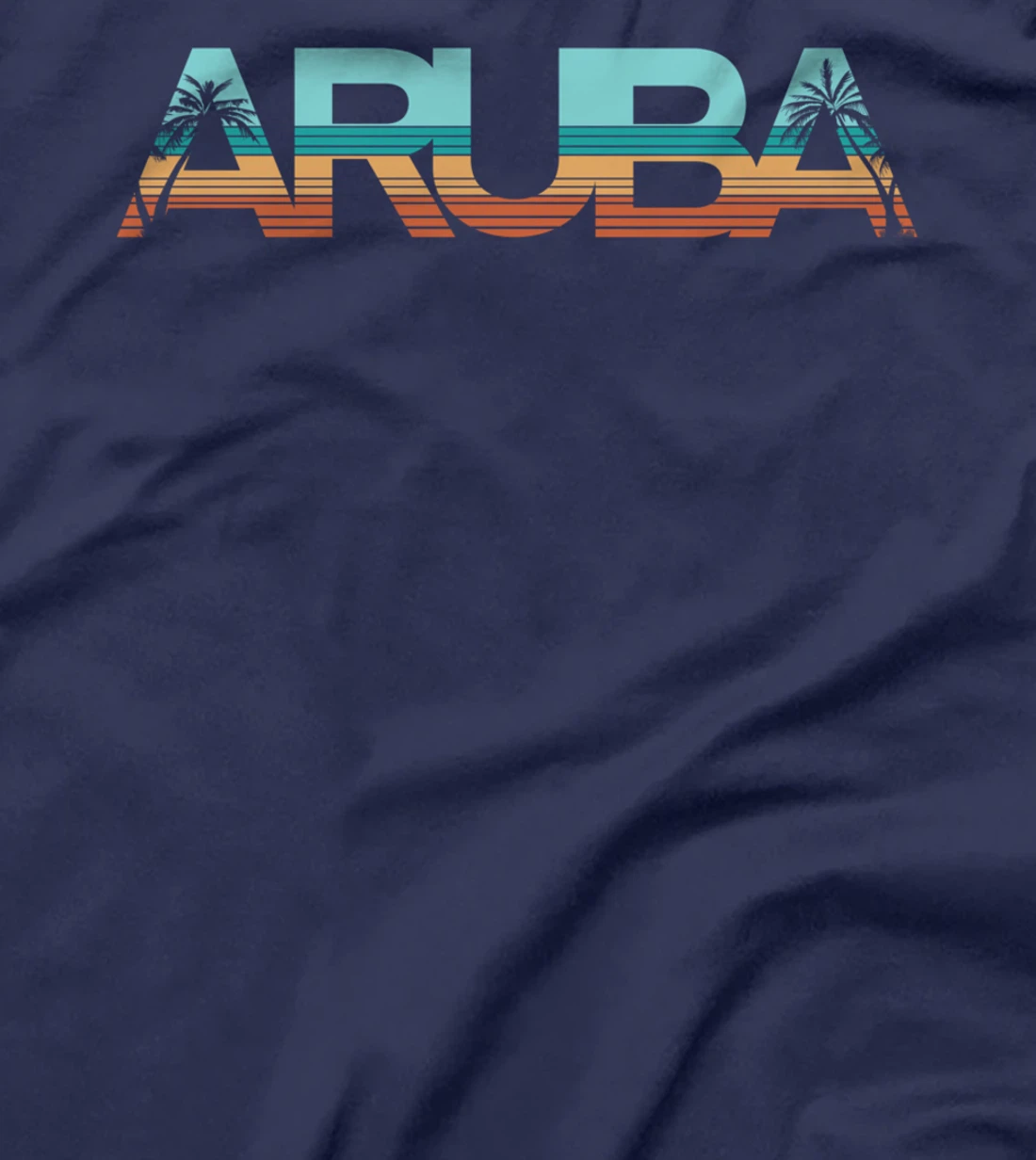 Aruba Island Beach Retro Vintage Vacation Souvenir Flag T-Shirt