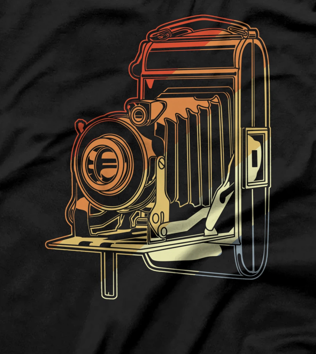 Oldschool Camera Vintage Camera Photojournalist T-Shirt