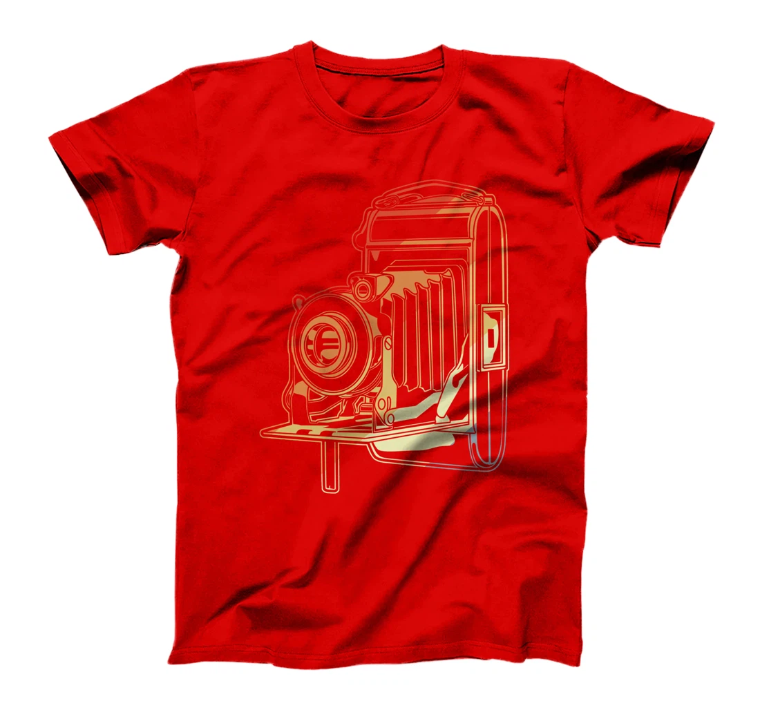Oldschool Camera Vintage Camera Photojournalist T-Shirt