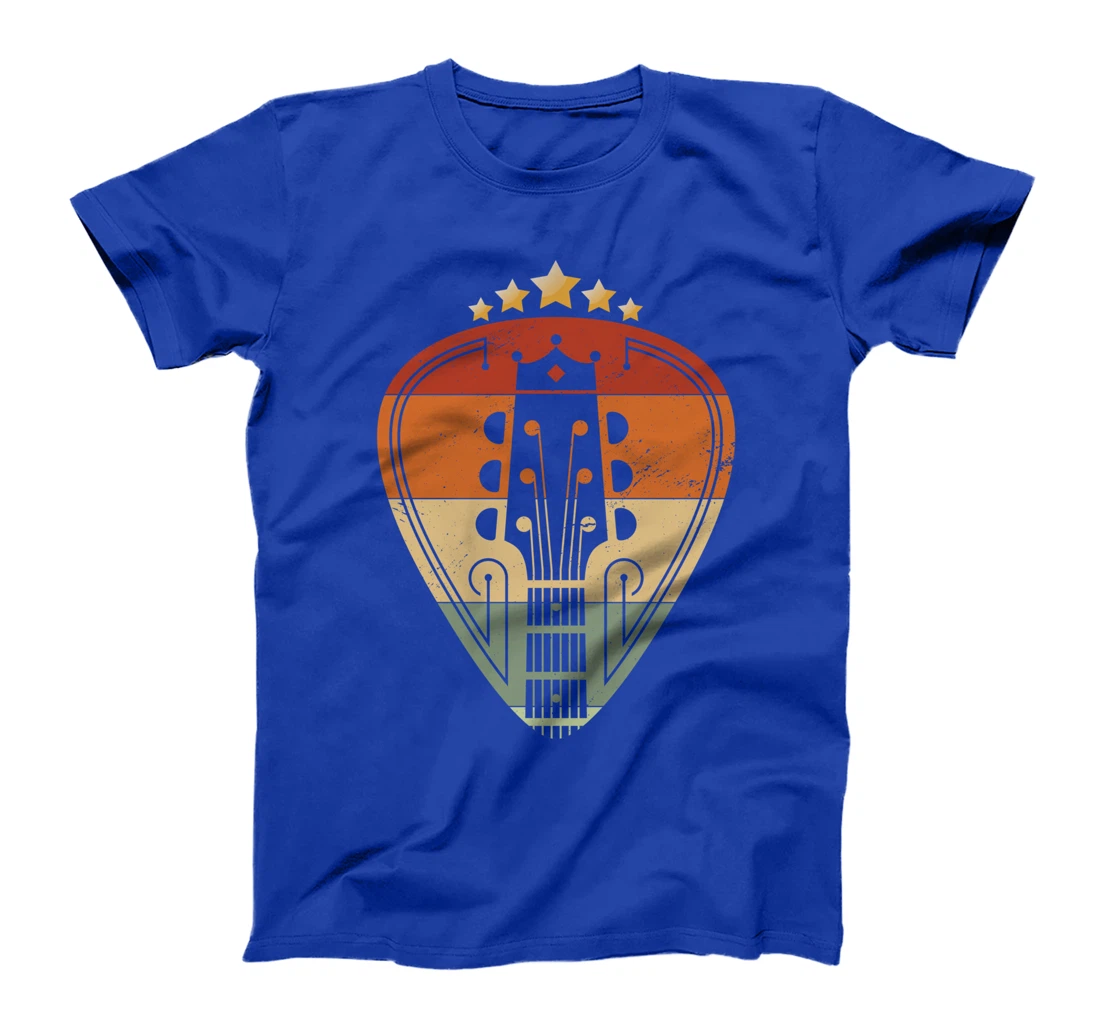 Guitar Pick Player Guitarist Retro Vintage T-Shirt