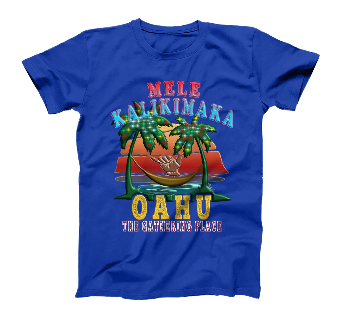 Merry Christmas Mele Kalikimaka Oahu Hawaii T-Shirt