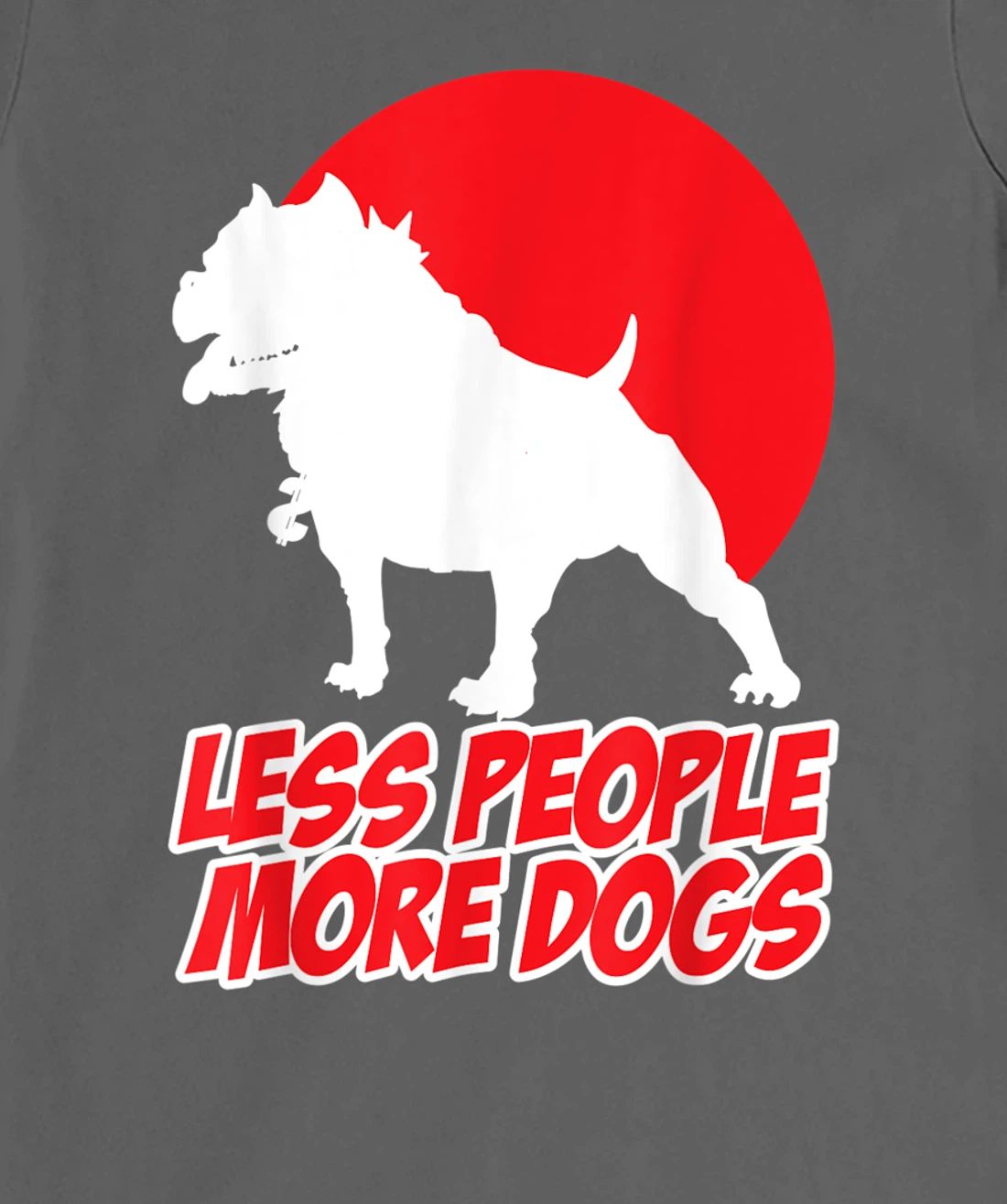 Less People More Dogs Funny Pet Puppy Sunset Sarcastic Men's T-Shirt, Women T-Shirt
