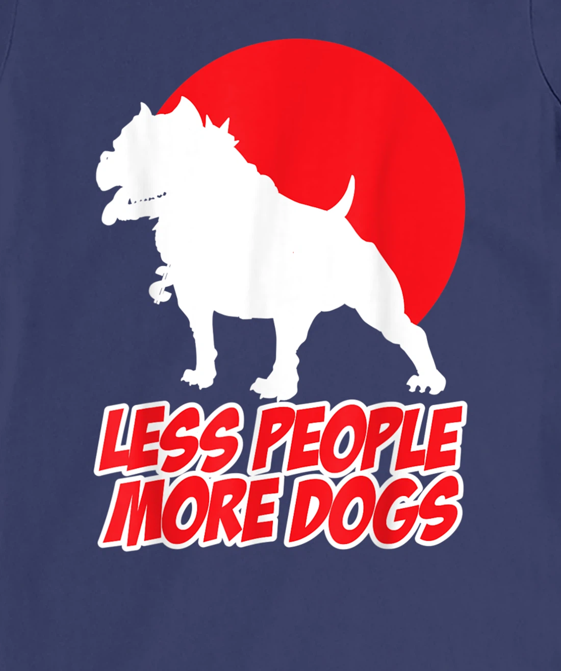 Less People More Dogs Funny Pet Puppy Sunset Sarcastic Men's T-Shirt, Women T-Shirt