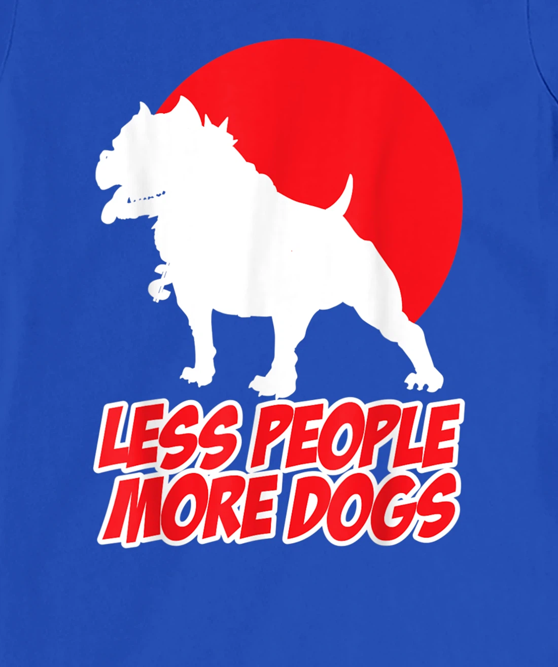 Less People More Dogs Funny Pet Puppy Sunset Sarcastic Men's T-Shirt, Women T-Shirt